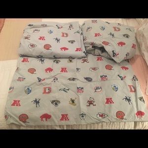 Pottery Barn Teen NFL Twin Sheet Set